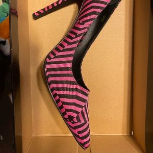 Pink/Black Heels